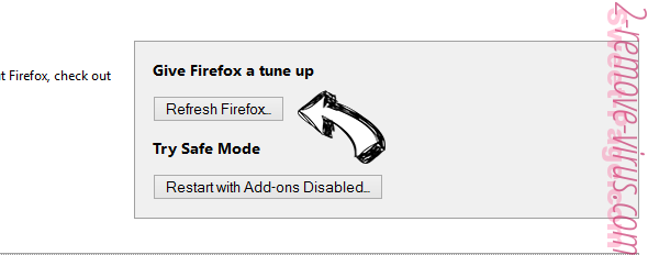 MySearch123.com Firefox reset