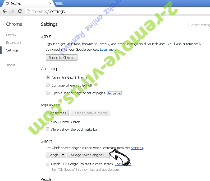 Nerinlelighda.pro Chrome extensions disable