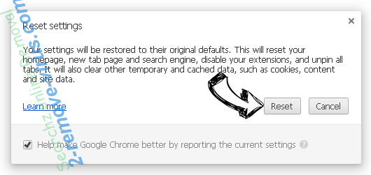 ShutDownTime virus Chrome reset