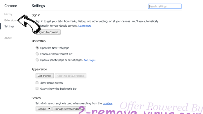 Sheeners Chrome Extension Chrome settings