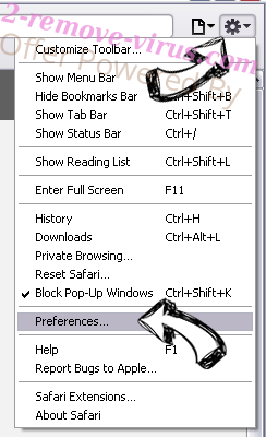 ClearIndexer adware Safari menu