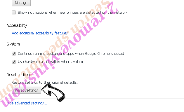 Istartsurf Chrome advanced menu