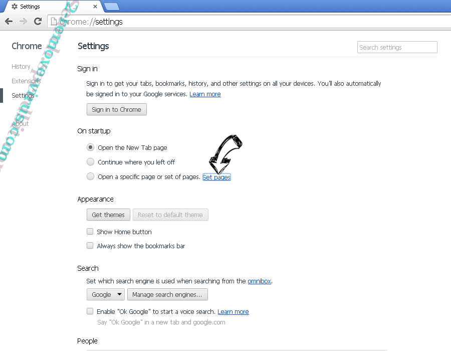 WorldofNotes Toolbar Chrome settings