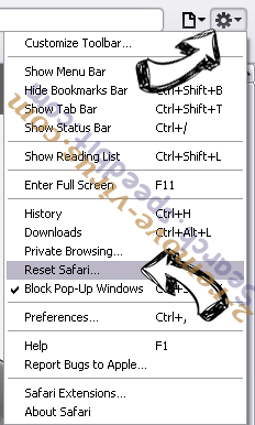 Stij.exe Safari reset menu