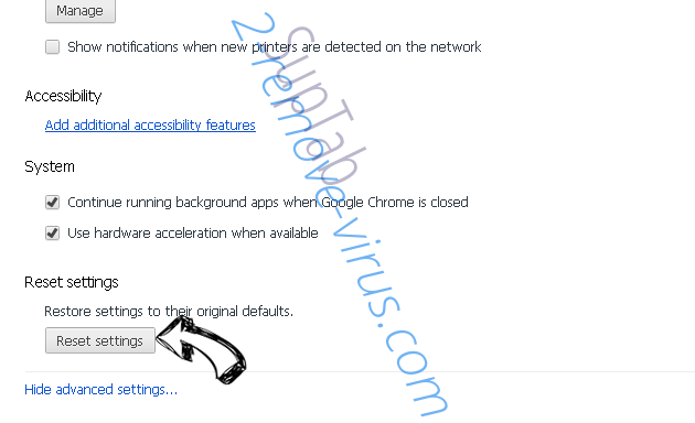 isanalyze.com Ads Chrome advanced menu