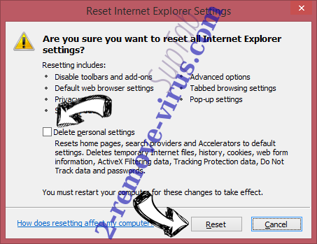 Yahoo Redirect Virus IE reset