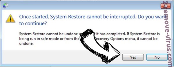 Qqjj ransomware removal - restore message