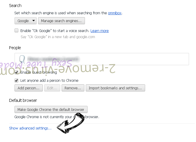 Govome Search Chrome settings more