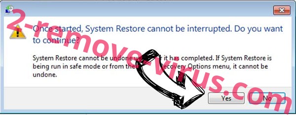 .RZA ransomware virus removal - restore message