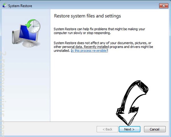 Get rid of .hese extension virus - restore init