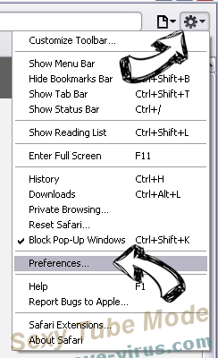 Seekmix.com Safari menu