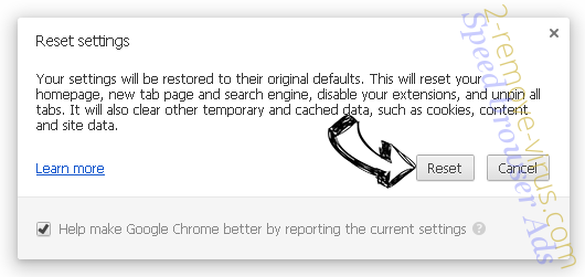 SearchPrivately.co Chrome reset