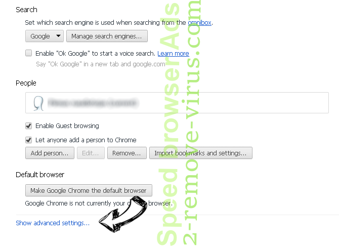 gosearch.me Chrome settings more