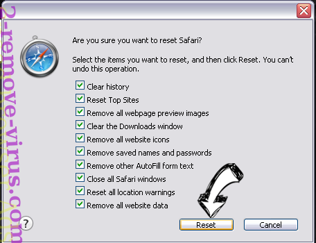 Search27.com Safari reset