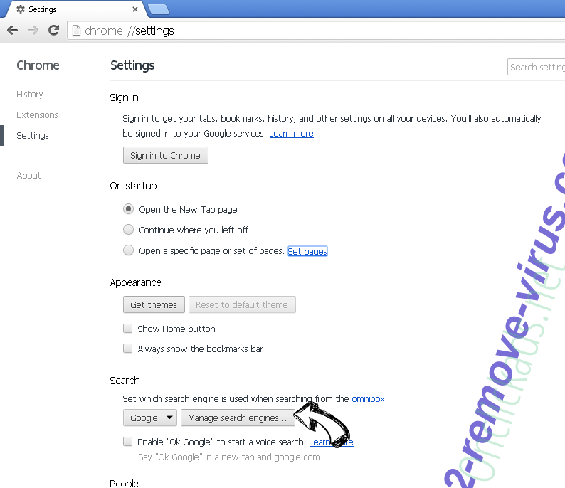 Search.conquerworld.fr Chrome extensions disable