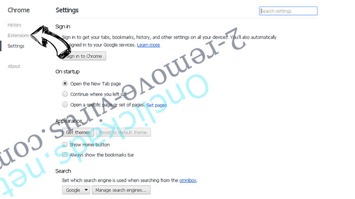 Onclickads.net Chrome settings