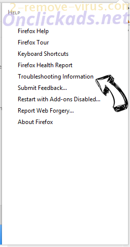 Onclickads.net Firefox troubleshooting