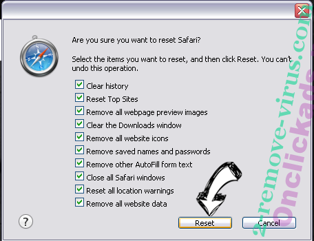 Search.yahoo.com Safari reset