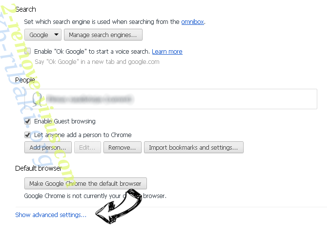 Searchmo.xyz redirect Chrome settings more