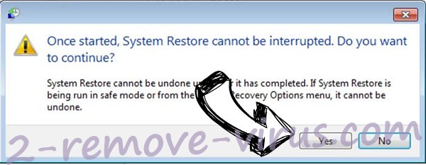 Payfast Ransomware removal - restore message