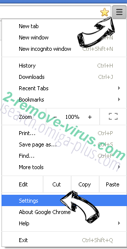 Bar1 New Tab Chrome menu