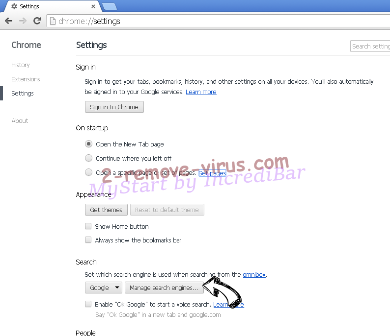 gooogle.page Chrome extensions disable