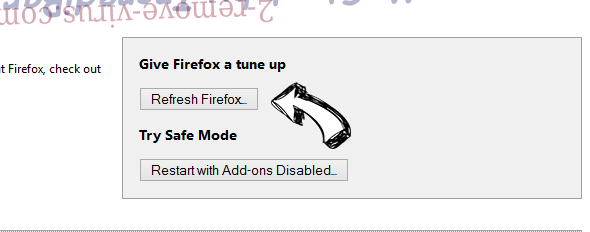 Omleiding verwijderen gooogle.page Firefox reset