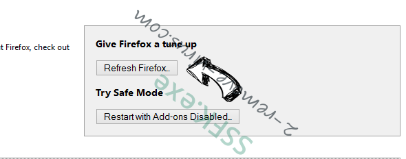 Web Bar Firefox reset