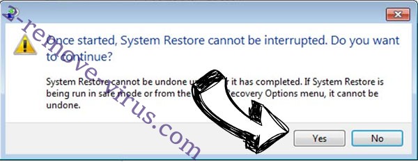 Zanubis Trojan removal - restore message