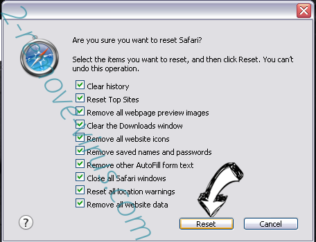 Search.oursafesearch.com Safari reset