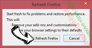 Hoe te verwijderen Chaeffulace.com Ads Firefox reset confirm