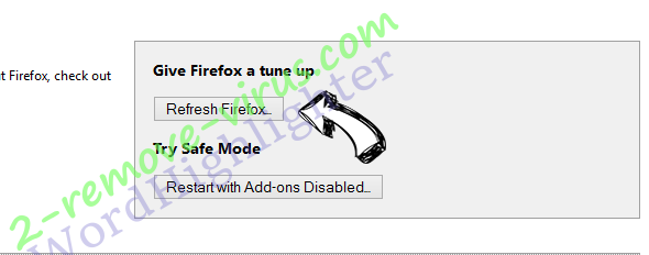 Search.gracepot.com Firefox reset