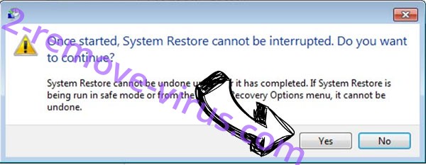 Judge ransomware removal - restore message