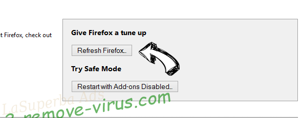 LaSuperba Ads Firefox reset
