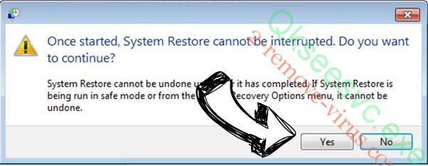 .Erenahen file virus removal - restore message