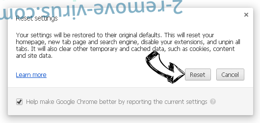 Navegaki.com.br Chrome reset