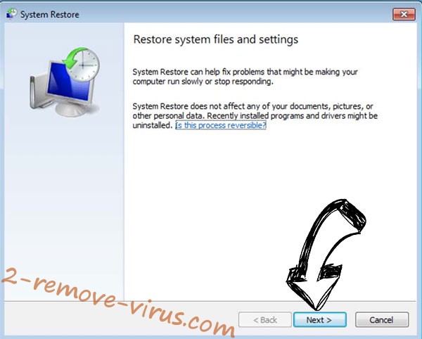 Get rid of Pants ransomware - restore init
