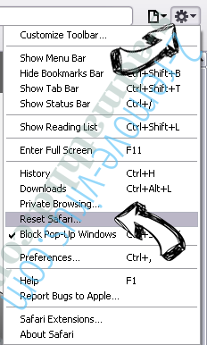 Utilitooltech.com Safari reset menu