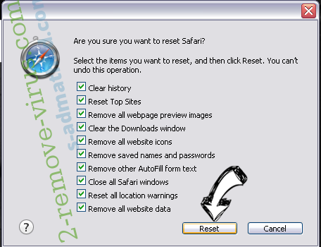 Esurf.biz Safari reset