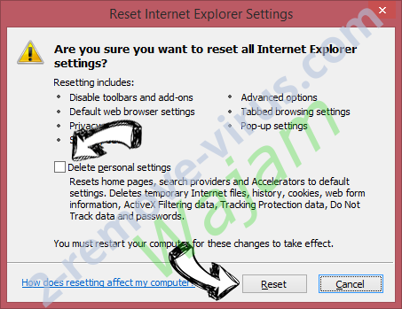 FreeMaps Toolbar IE reset