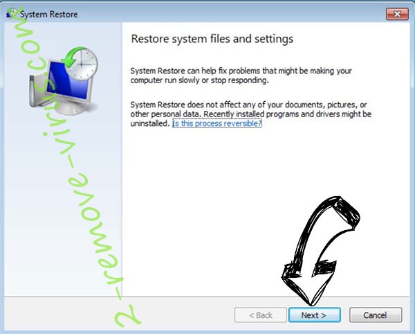 Get rid of Eeyu ransomware - restore init