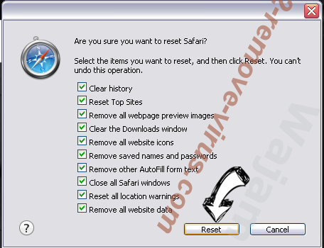 MyImageConverter Toolbar Safari reset