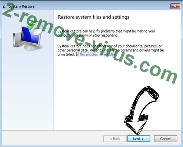 Get rid of CryPy virus entfernen - restore init