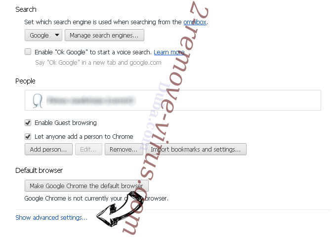 Internet Speed Radar Virus Chrome settings more