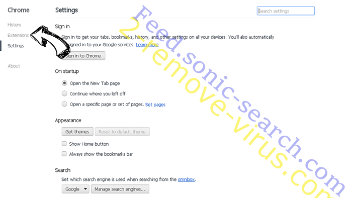 Search.pch.com Chrome settings