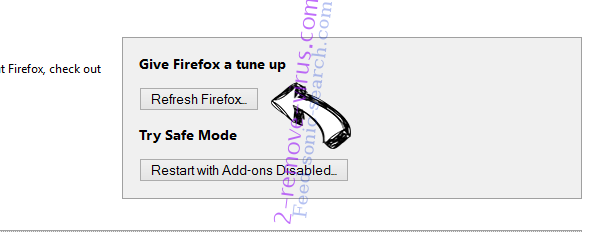 BrowserMe virus Firefox reset