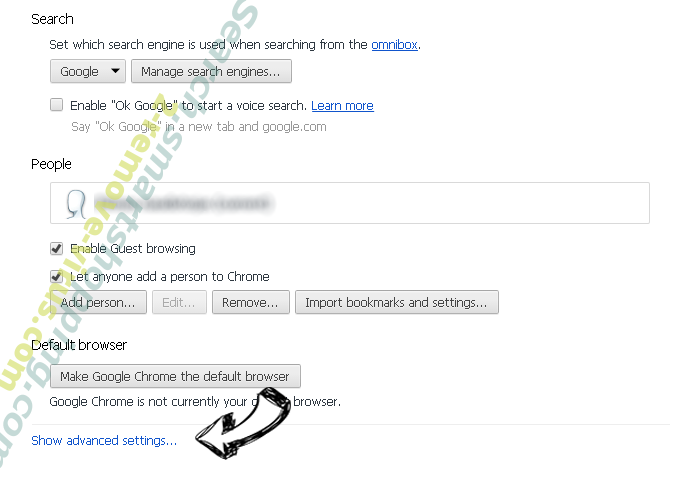 Clean My Chrome 1.0.1 Chrome settings more