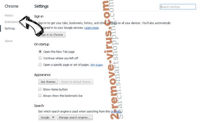 Search.searchonin.com Chrome settings
