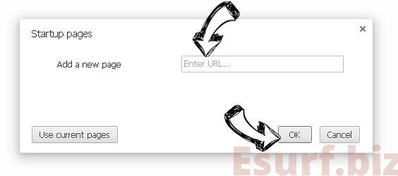 Esurf.biz Chrome extensions remove
