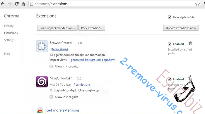 Cprmatix.com Chrome extensions remove